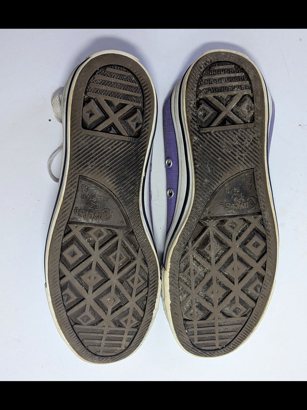 Converse Chuck Taylor All Star Low Electric Purple Sneakers Women's Size 8.5 - Picture 5 of 6